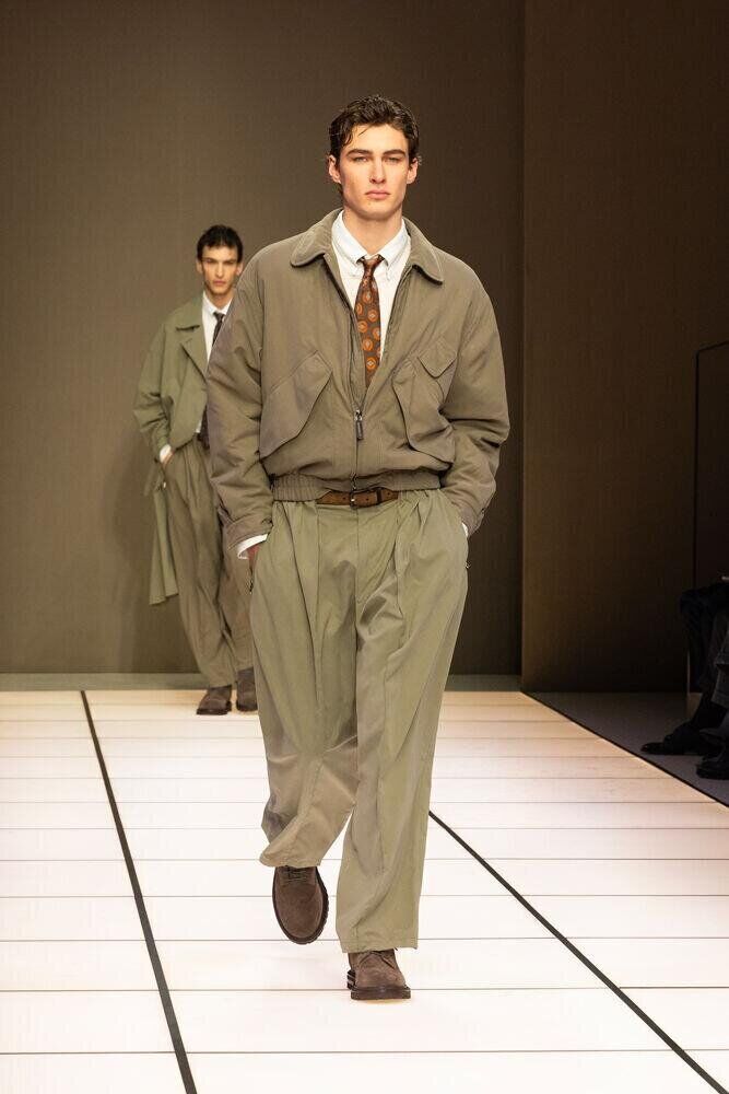 Le défilé Giorgio Armani homme automne-hiver 2026-2027 à la Fashion Week de Milan