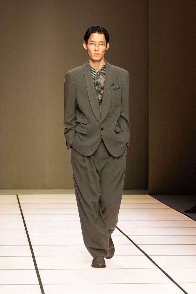 Le défilé Giorgio Armani homme automne-hiver 2026-2027 à la Fashion Week de Milan