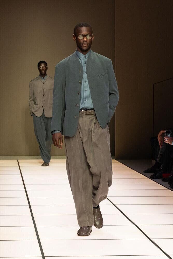 Le défilé Giorgio Armani automne-hiver 2026-2027 à la Fashion Week de Milan