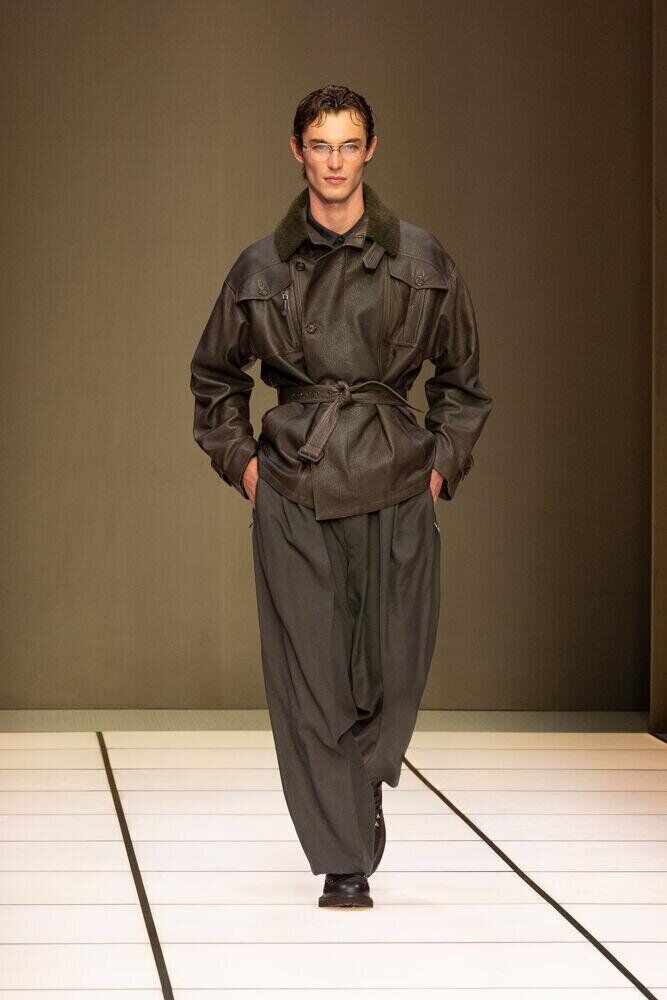 Le défilé Giorgio Armani homme automne-hiver 2026-2027 à la Fashion Week de Milan