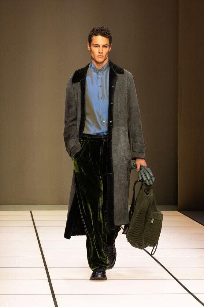 Le défilé Giorgio Armani homme automne-hiver 2026-2027 à la Fashion Week de Milan