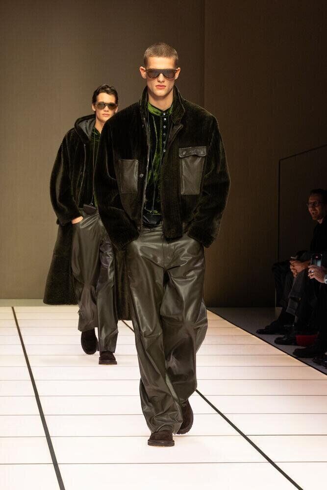 Le défilé Giorgio Armani homme automne-hiver 2026-2027 à la Fashion Week de Milan