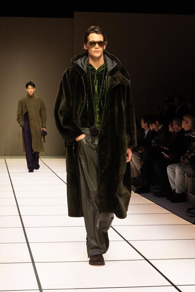 Le défilé Giorgio Armani homme automne-hiver 2026-2027 à la Fashion Week de Milan