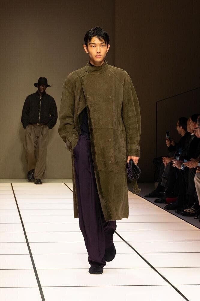 Le défilé Giorgio Armani homme automne-hiver 2026-2027 à la Fashion Week de Milan