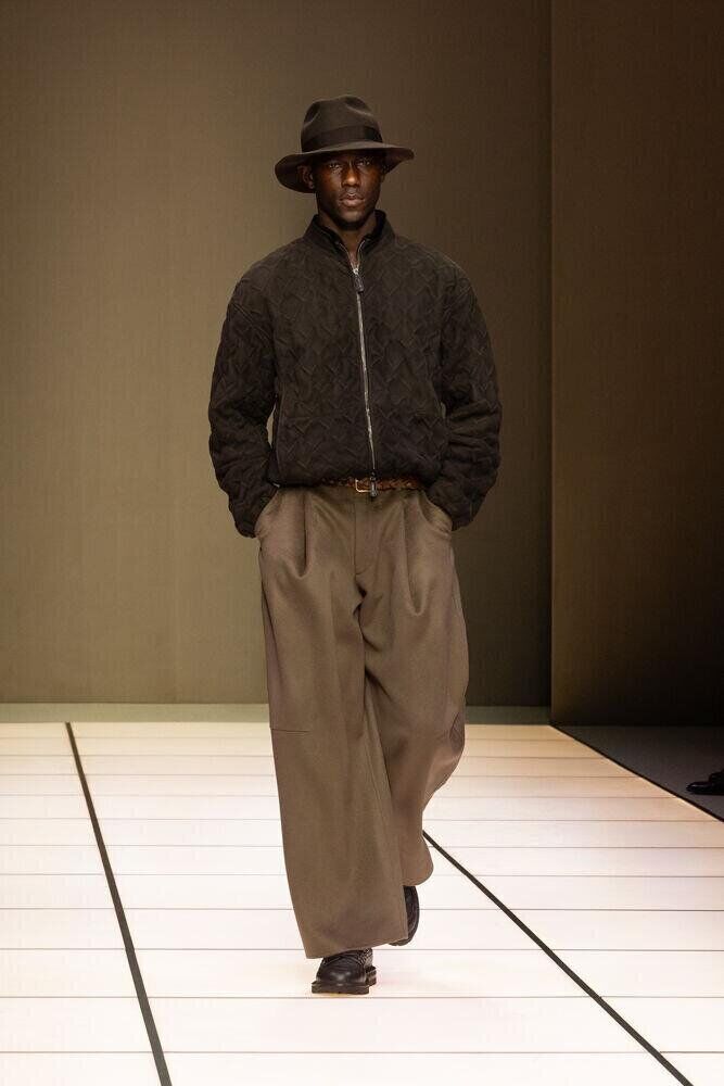 Le défilé Giorgio Armani homme automne-hiver 2026-2027 à la Fashion Week de Milan