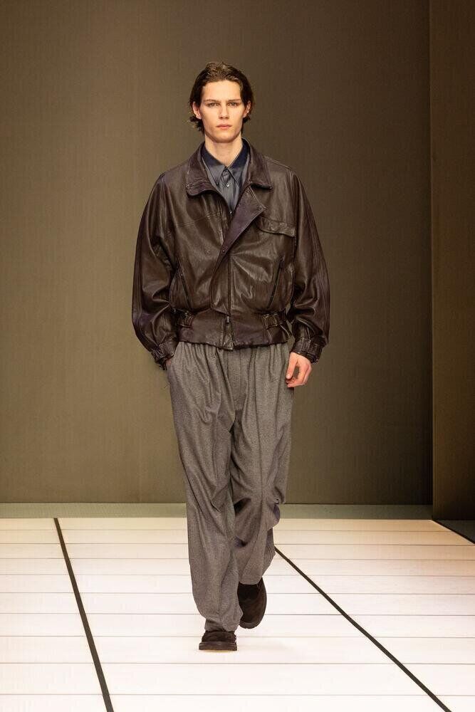 Le défilé Giorgio Armani automne-hiver 2026-2027 à la Fashion Week de Milan