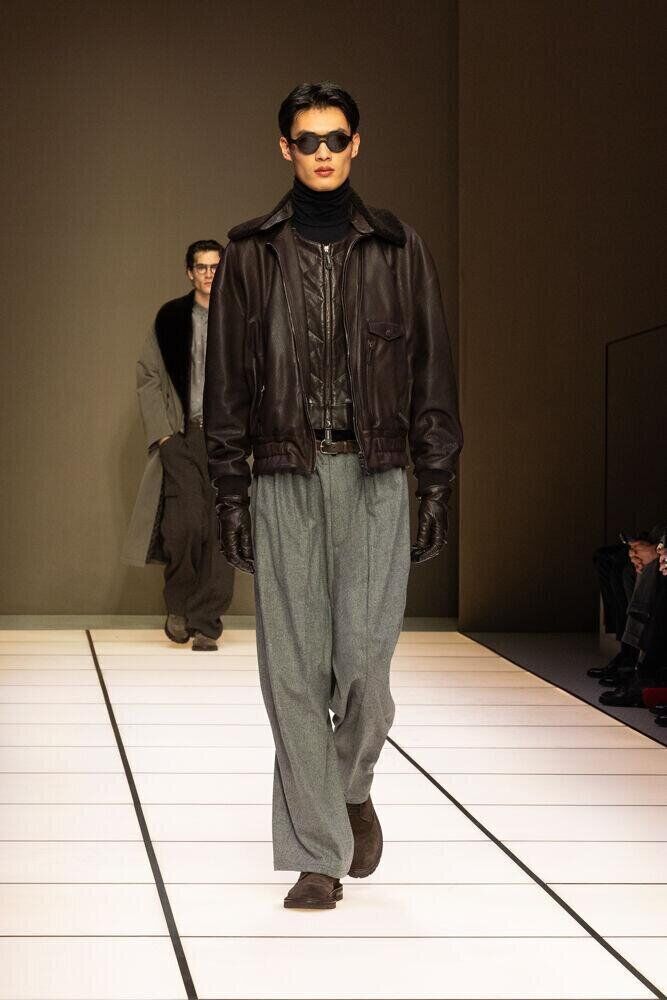 Le défilé Giorgio Armani homme automne-hiver 2026-2027 à la Fashion Week de Milan