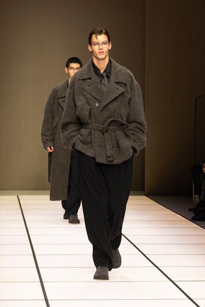 Le défilé Giorgio Armani homme automne-hiver 2026-2027 à la Fashion Week de Milan