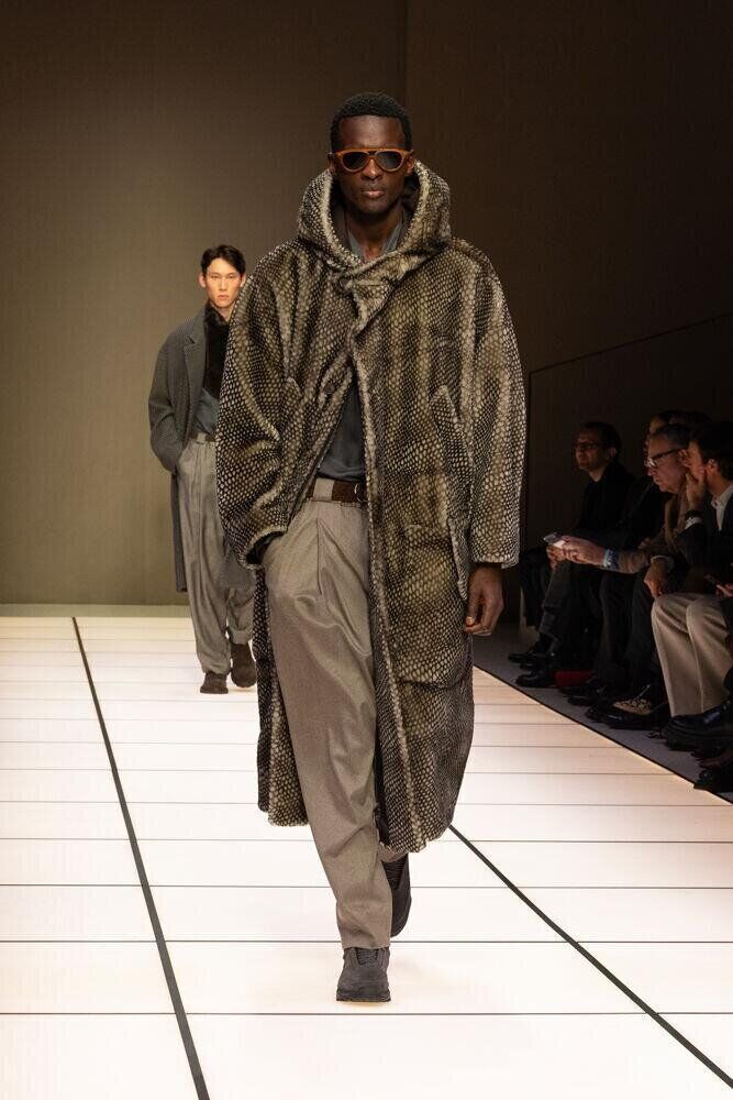 Le défilé Giorgio Armani automne-hiver 2026-2027 à la Fashion Week de Milan