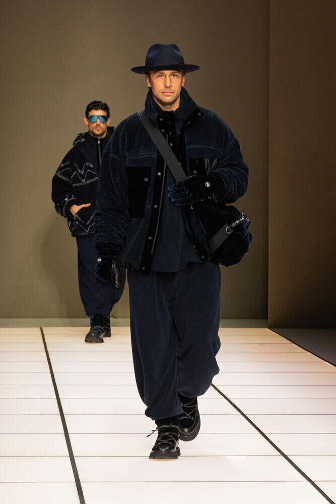 Le défilé Giorgio Armani homme automne-hiver 2026-2027 à la Fashion Week de Milan