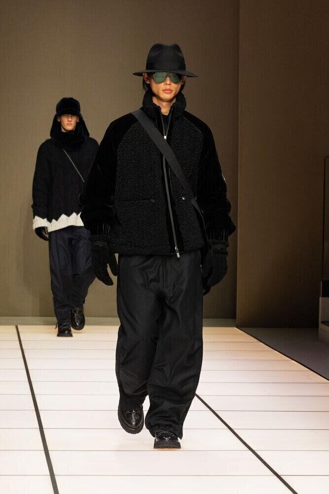 Le défilé Giorgio Armani homme automne-hiver 2026-2027 à la Fashion Week de Milan