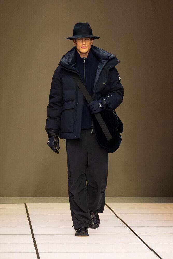 Le défilé Giorgio Armani homme automne-hiver 2026-2027 à la Fashion Week de Milan