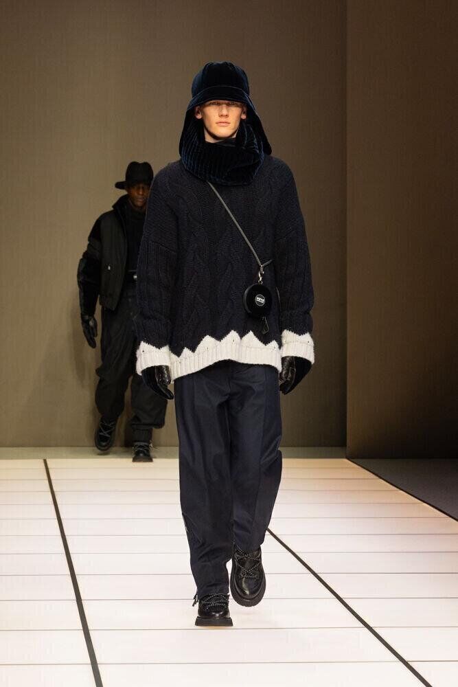Le défilé Giorgio Armani homme automne-hiver 2026-2027 à la Fashion Week de Milan