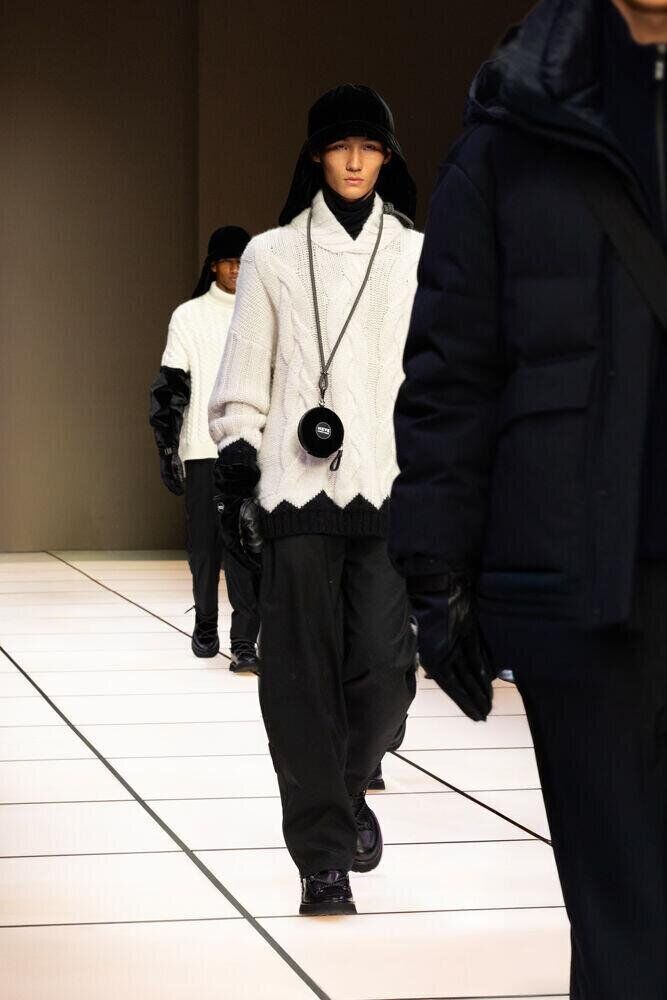 Le défilé Giorgio Armani homme automne-hiver 2026-2027 à la Fashion Week de Milan