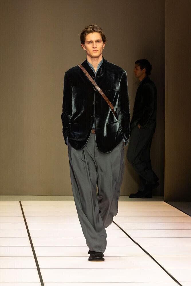 Le défilé Giorgio Armani automne-hiver 2026-2027 à la Fashion Week de Milan