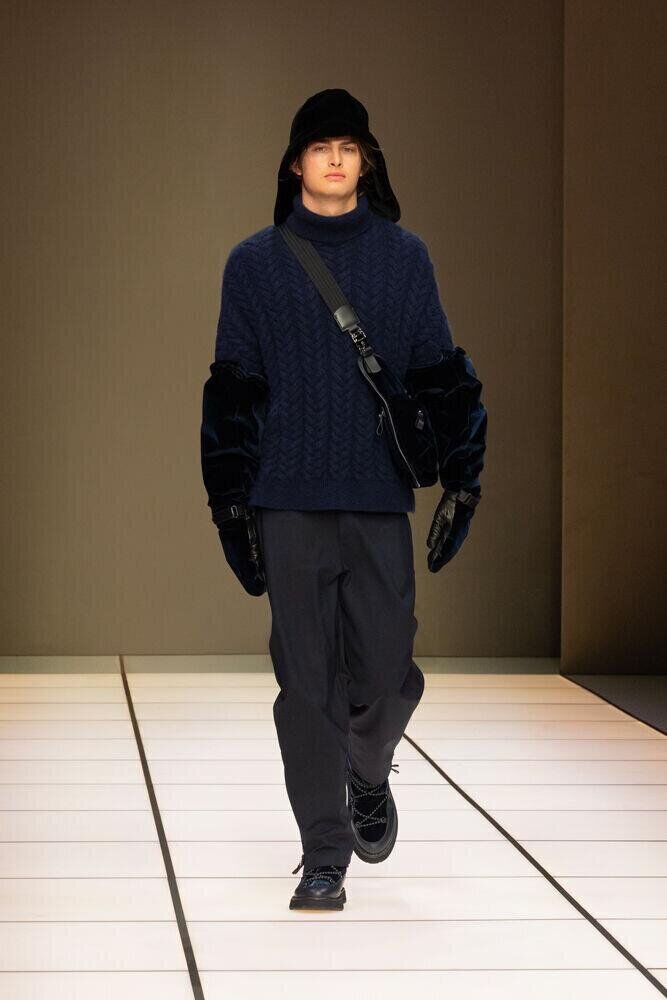 Le défilé Giorgio Armani homme automne-hiver 2026-2027 à la Fashion Week de Milan