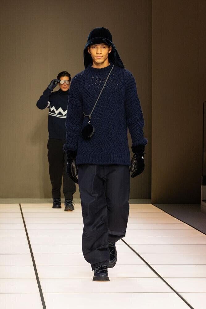 Le défilé Giorgio Armani homme automne-hiver 2026-2027 à la Fashion Week de Milan