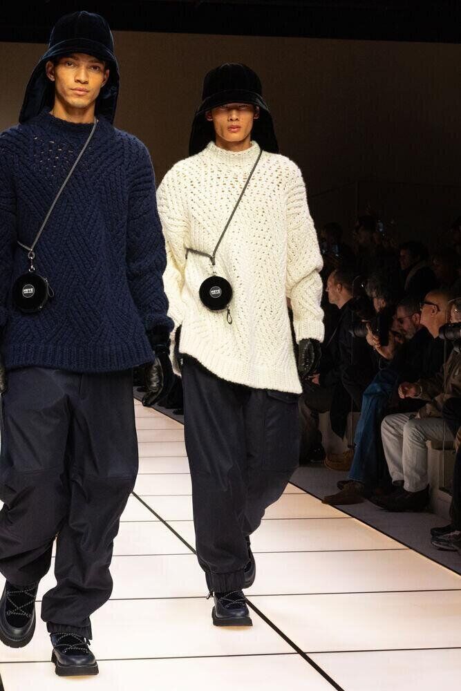 Le défilé Giorgio Armani automne-hiver 2026-2027 à la Fashion Week de Milan