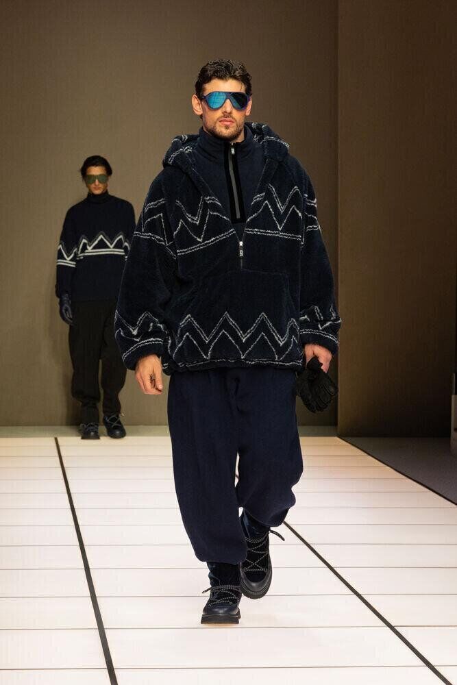 Le défilé Giorgio Armani homme automne-hiver 2026-2027 à la Fashion Week de Milan