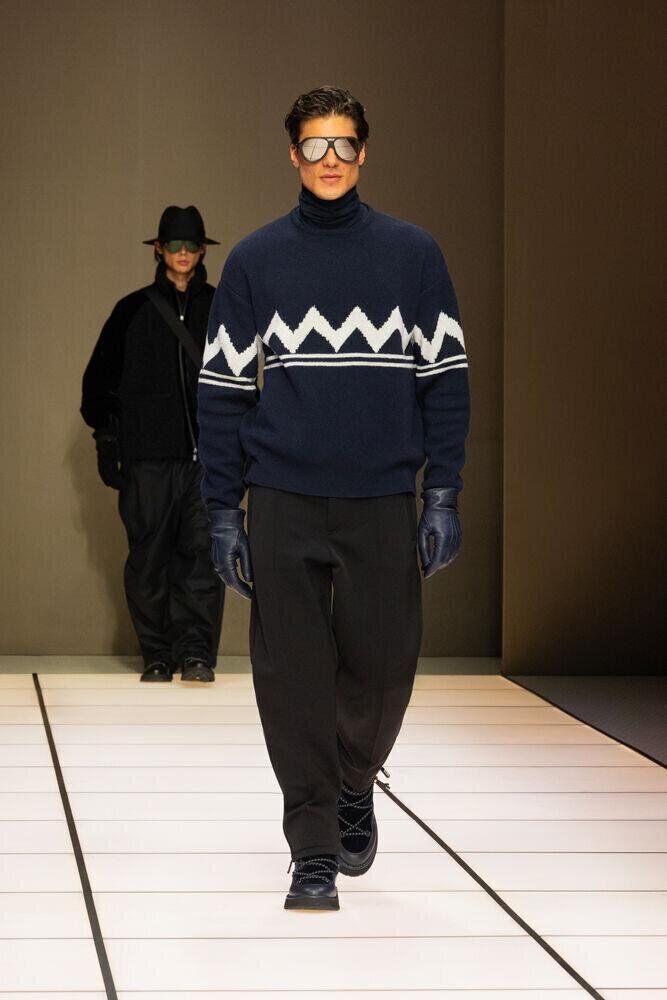 Le défilé Giorgio Armani homme automne-hiver 2026-2027 à la Fashion Week de Milan