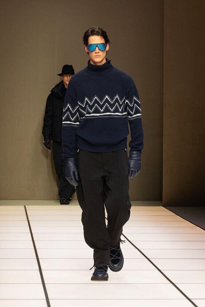 Le défilé Giorgio Armani homme automne-hiver 2026-2027 à la Fashion Week de Milan