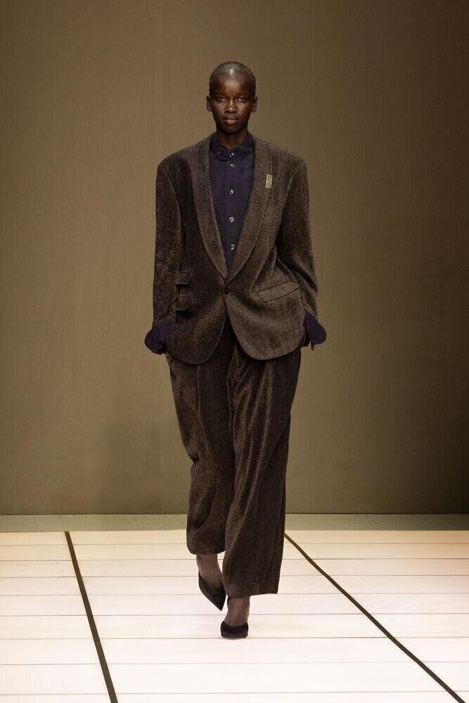 Le défilé Giorgio Armani homme automne-hiver 2026-2027 à la Fashion Week de Milan