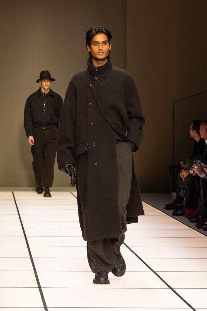 Le défilé Giorgio Armani homme automne-hiver 2026-2027 à la Fashion Week de Milan