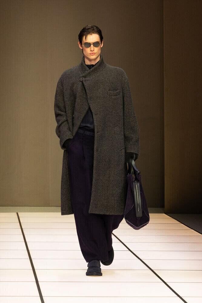 Le défilé Giorgio Armani homme automne-hiver 2026-2027 à la Fashion Week de Milan