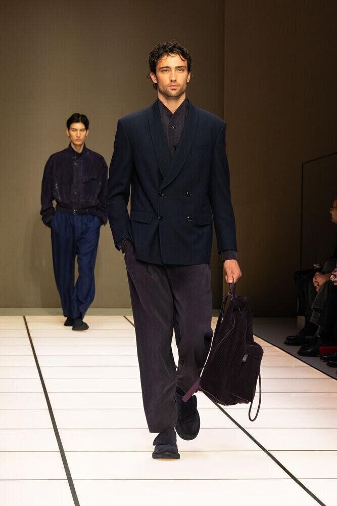 Le défilé Giorgio Armani homme automne-hiver 2026-2027 à la Fashion Week de Milan