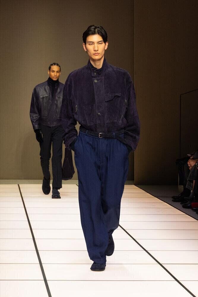 Le défilé Giorgio Armani automne-hiver 2026-2027 à la Fashion Week de Milan