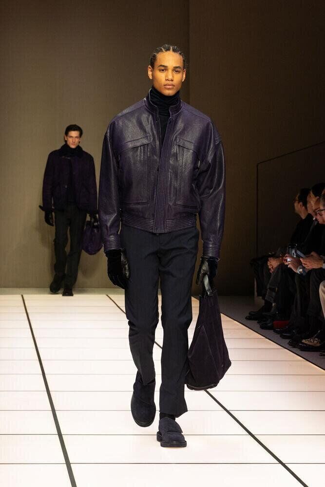 Le défilé Giorgio Armani homme automne-hiver 2026-2027 à la Fashion Week de Milan