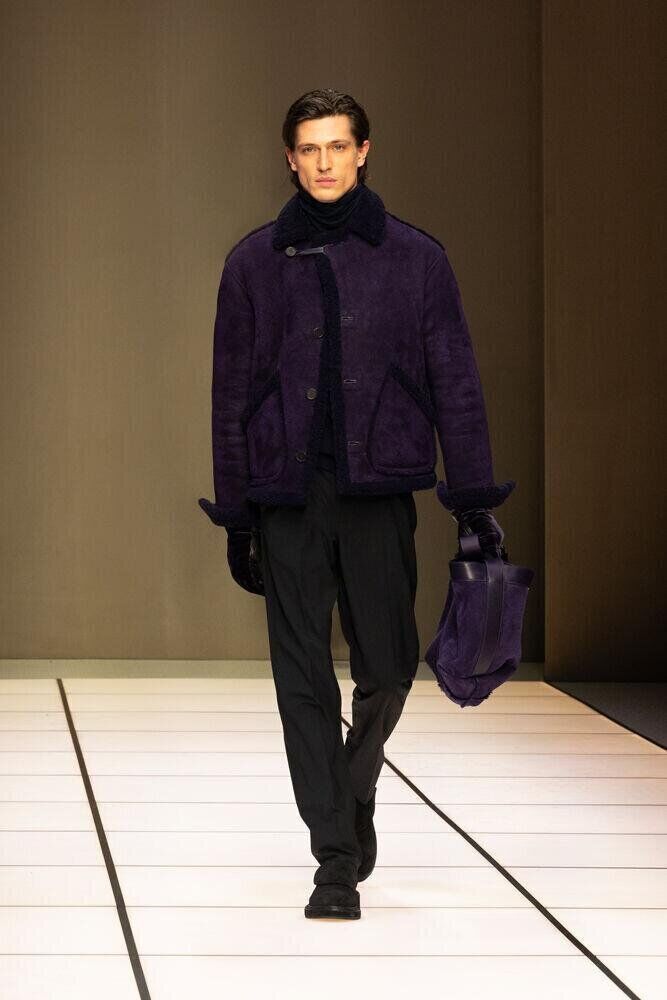 Le défilé Giorgio Armani homme automne-hiver 2026-2027 à la Fashion Week de Milan