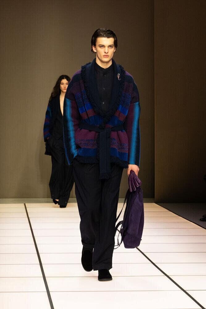 Le défilé Giorgio Armani automne-hiver 2026-2027 à la Fashion Week de Milan