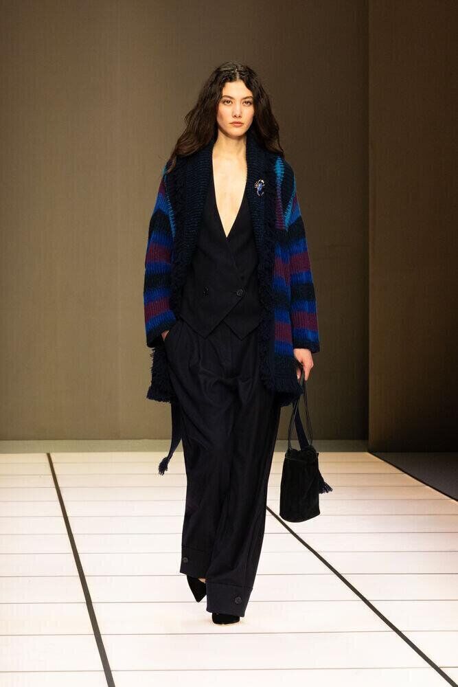 Le défilé Giorgio Armani homme automne-hiver 2026-2027 à la Fashion Week de Milan