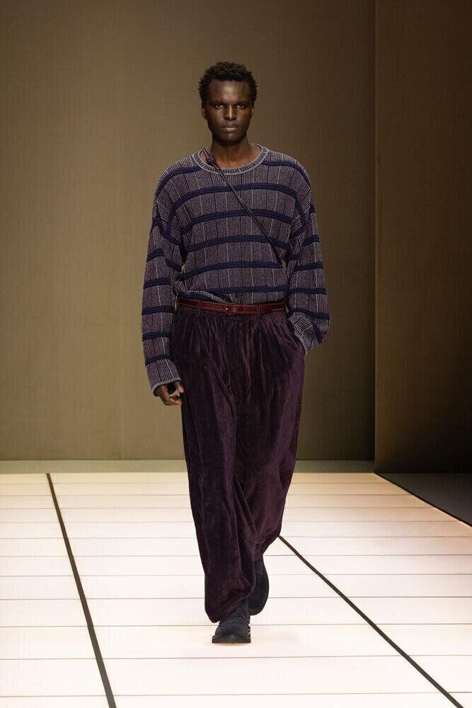 Le défilé Giorgio Armani homme automne-hiver 2026-2027 à la Fashion Week de Milan