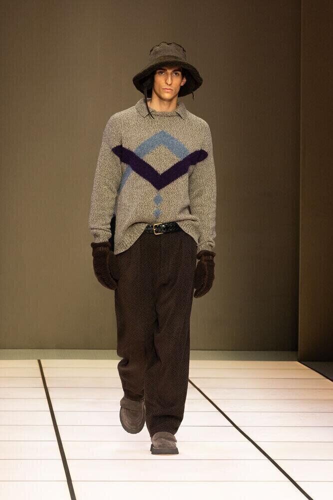 Le défilé Giorgio Armani homme automne-hiver 2026-2027 à la Fashion Week de Milan
