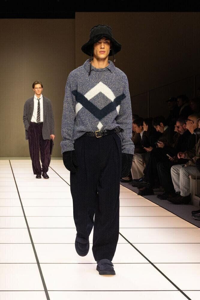 Le défilé Giorgio Armani automne-hiver 2026-2027 à la Fashion Week de Milan