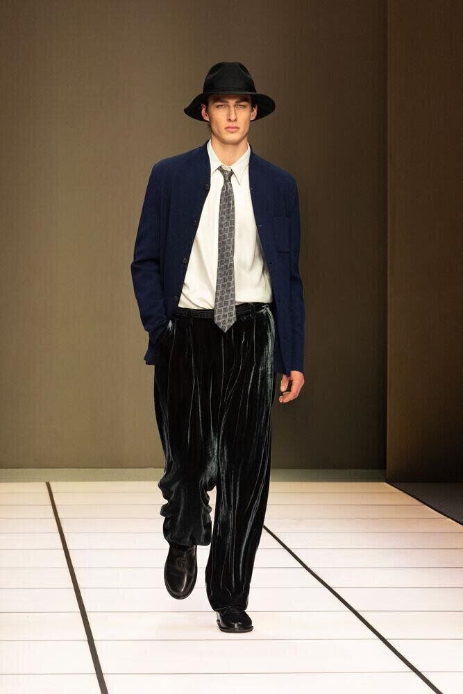 Le défilé Giorgio Armani homme automne-hiver 2026-2027 à la Fashion Week de Milan