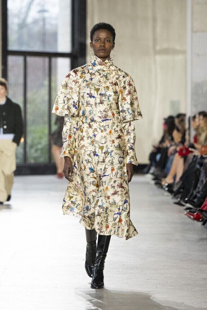 Le défilé Patou automne-hiver 2026-2027 à la Fashion Week de Paris.