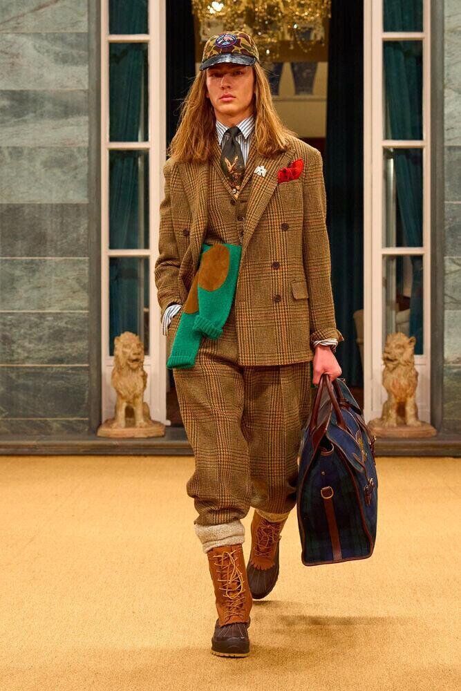 Le défilé Ralph Lauren homme automne-hiver 2026-2027 à la Fashion Week de Milan.