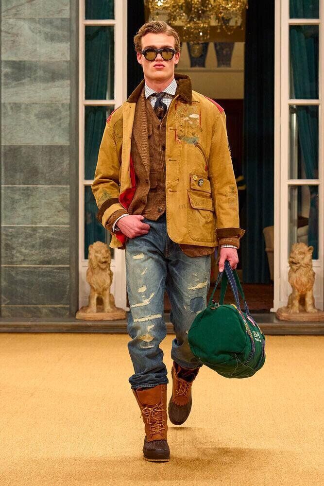 Le défilé Ralph Lauren homme automne-hiver 2026-2027 à la Fashion Week de Milan.