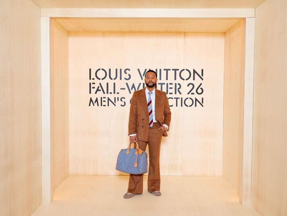 John Legend au défilé Louis Vuitton homme automne-hiver 2026-2027