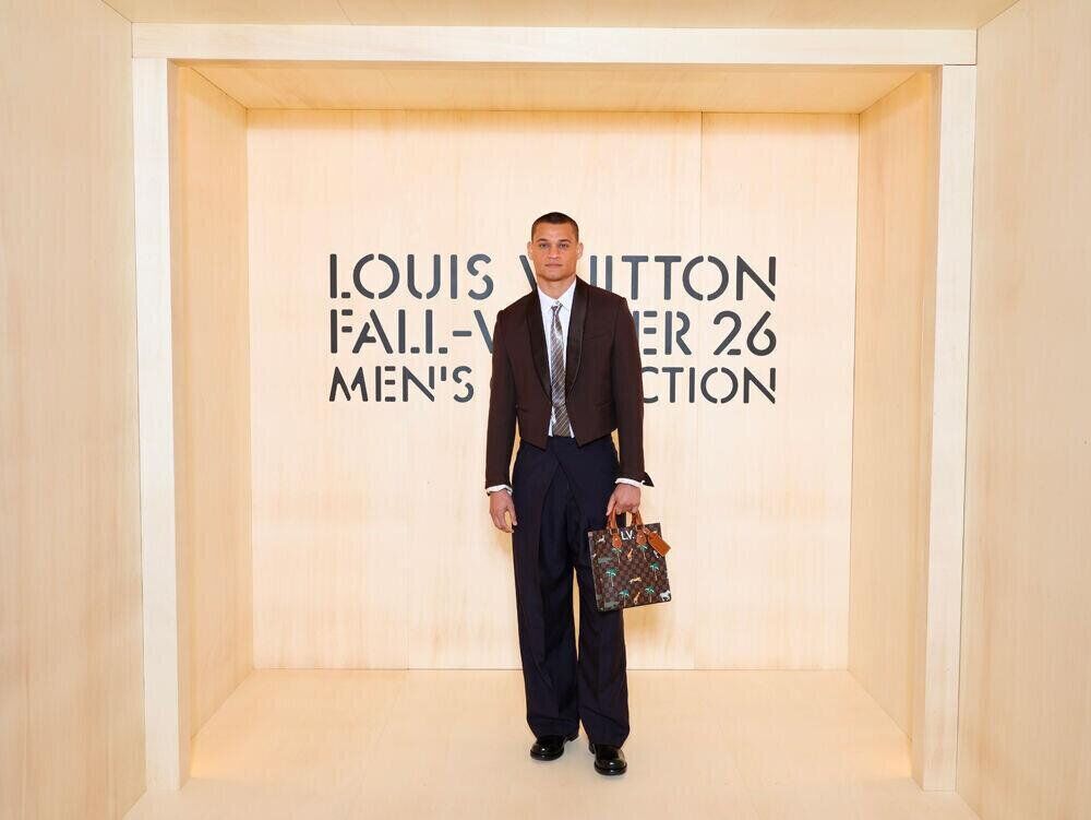 Tyriq Withers au défilé Louis Vuitton homme automne-hiver 2026-2027