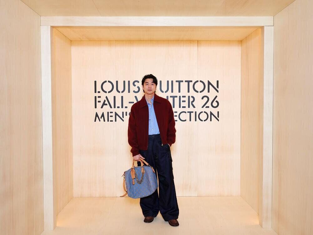 Gong Yoo au défilé Louis Vuitton homme automne-hiver 2026-2027