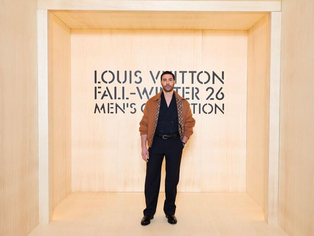 Tahar Rahim au défilé Louis Vuitton homme automne-hiver 2026-2027