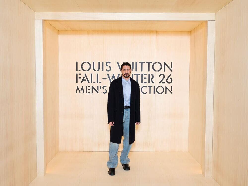 Gabriel Leone au défilé Louis Vuitton homme automne-hiver 2026-2027
