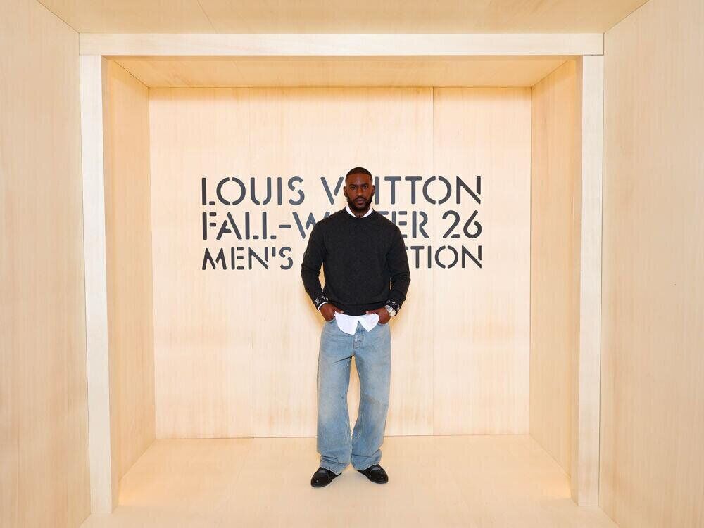 Skepta au défilé Louis Vuitton homme automne-hiver 2026-2027