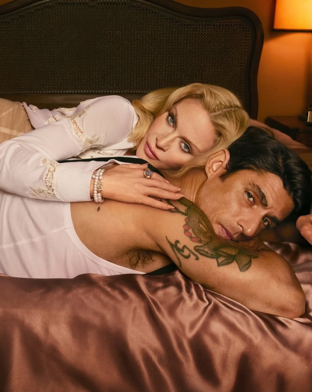 Madonna pour la campagne du parfum The One de Dolce & Gabbana.