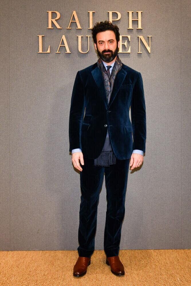 Morgan Spector au défilé Ralph Lauren homme automne-hiver 2026-2027.