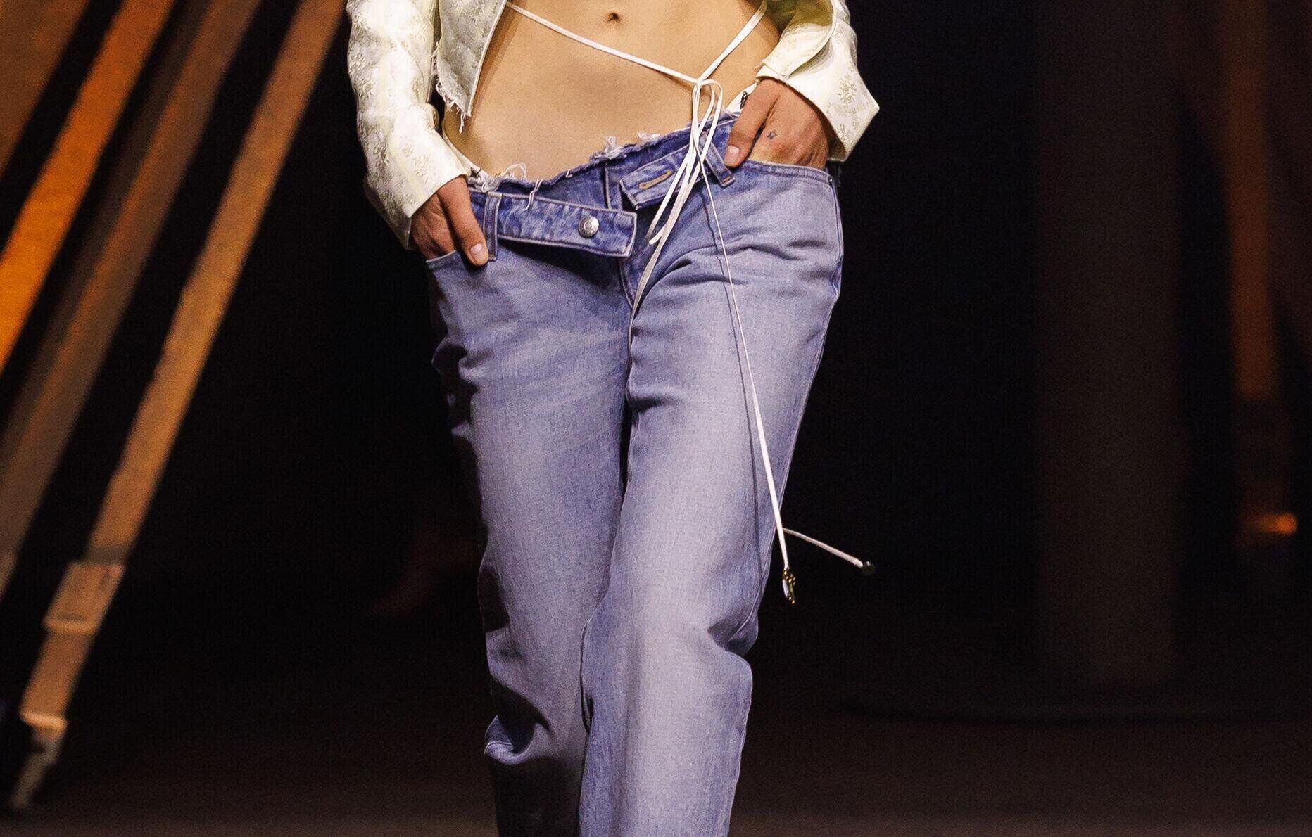 jean slim taille basse mcqueen